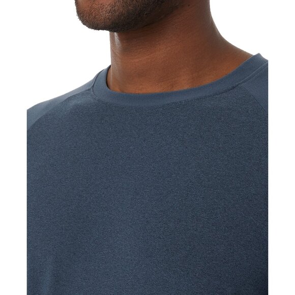 32 Degrees Men's Heat Colorblocked Raglan-Sleeve Sleep T-Shirt Crewneck B4HP - Picture 2 of 4